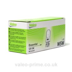 Valeo WY5W Bulb Essential P/N 32213 - 100 Pack